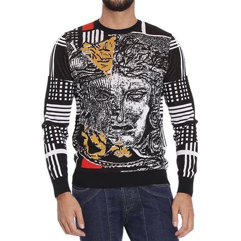 men's versace sweater|versace jumper men's sale.